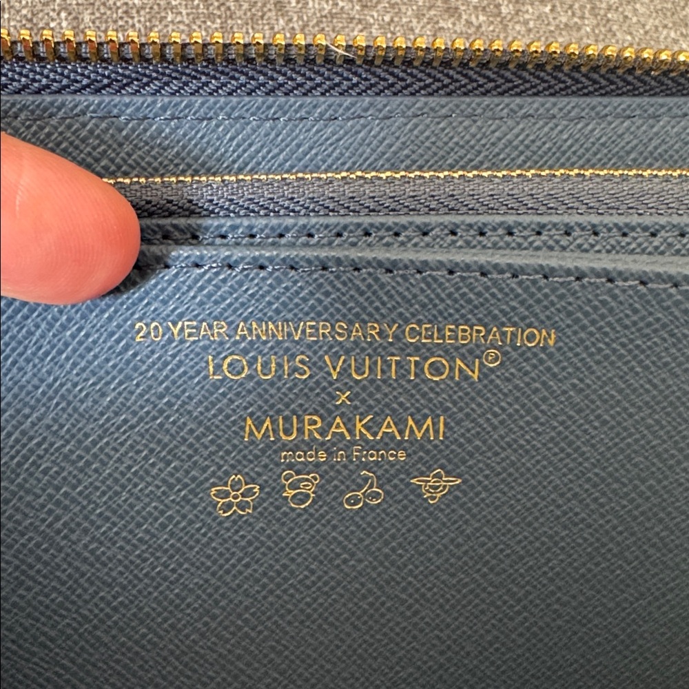 🍒 Denim Zippy Wallet | Monogram | Playful 🍒 - Picture 15 of 16